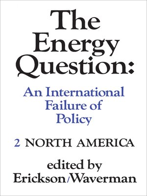 cover image of The Energy Question, Volume Two